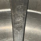 18th Century Pewter Water-Warming  Plate w/Vintage Pewter Spoon — photo 8