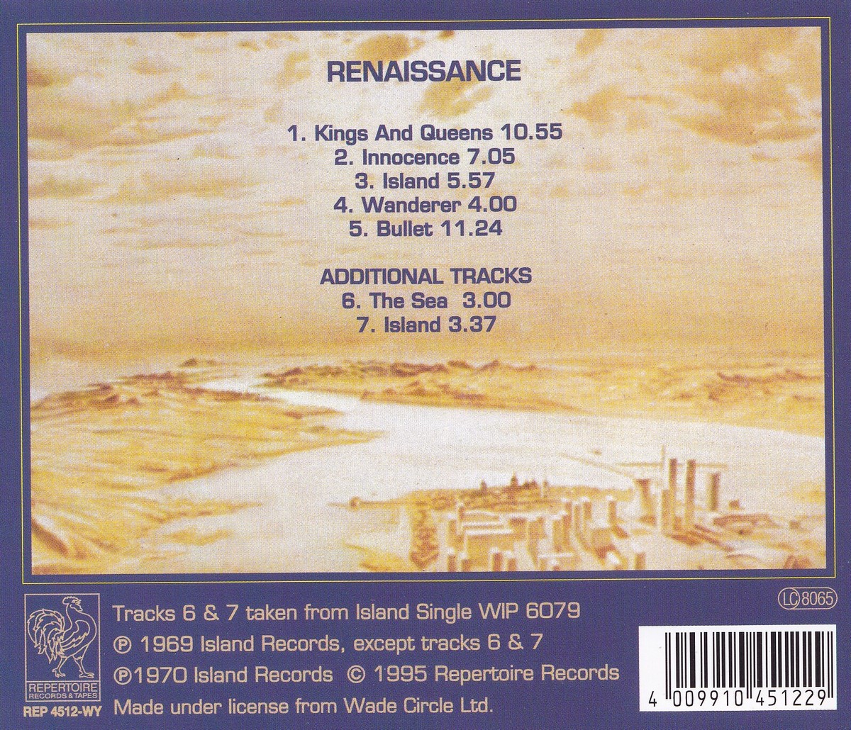 RENAISSANCE - CD - RENAISSANCE + 2 ADDITIONAL TRACKS | eBay