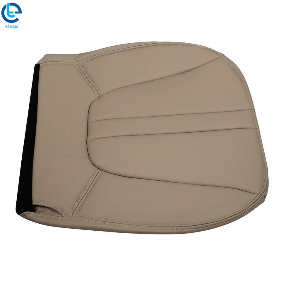 Driver Side Bottom Seat Cover For 1997-2002 Ford Expedition Eddie Bauer - Tan Synthetic Leather 4 thumbnail image