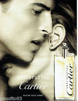 REKLAME WERBUNG 046 2009 Herren Parfum Cartier Erklärung
