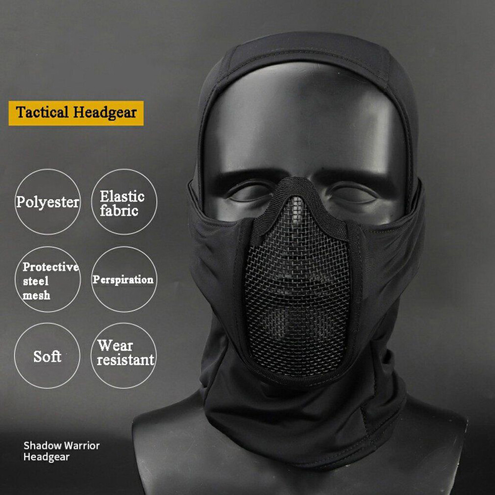 Fabriek Maken Custom Logo Gedrukt Full Face Maskers Schedel Één Gat Sublimatie P