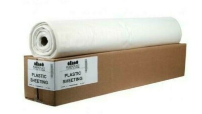 Plasticplace Extra Heavy Clear Plastic Sheeting, 6.0 Mil, 1 Roll