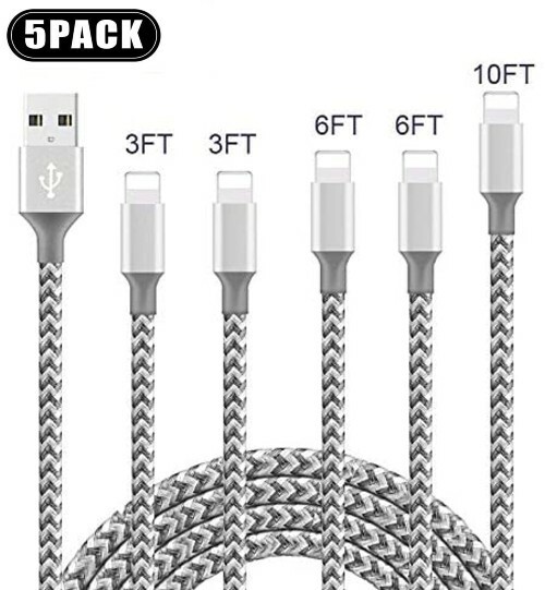 Pack 10FT 6FT 3FT Charger For iPhone 12 11 X Plus Heavy Duty