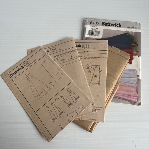 Butterick Sewing Pattern 6405 Sizes 12-14-16 Uncut NOS Classic Evening Dress - Picture 4 of 5