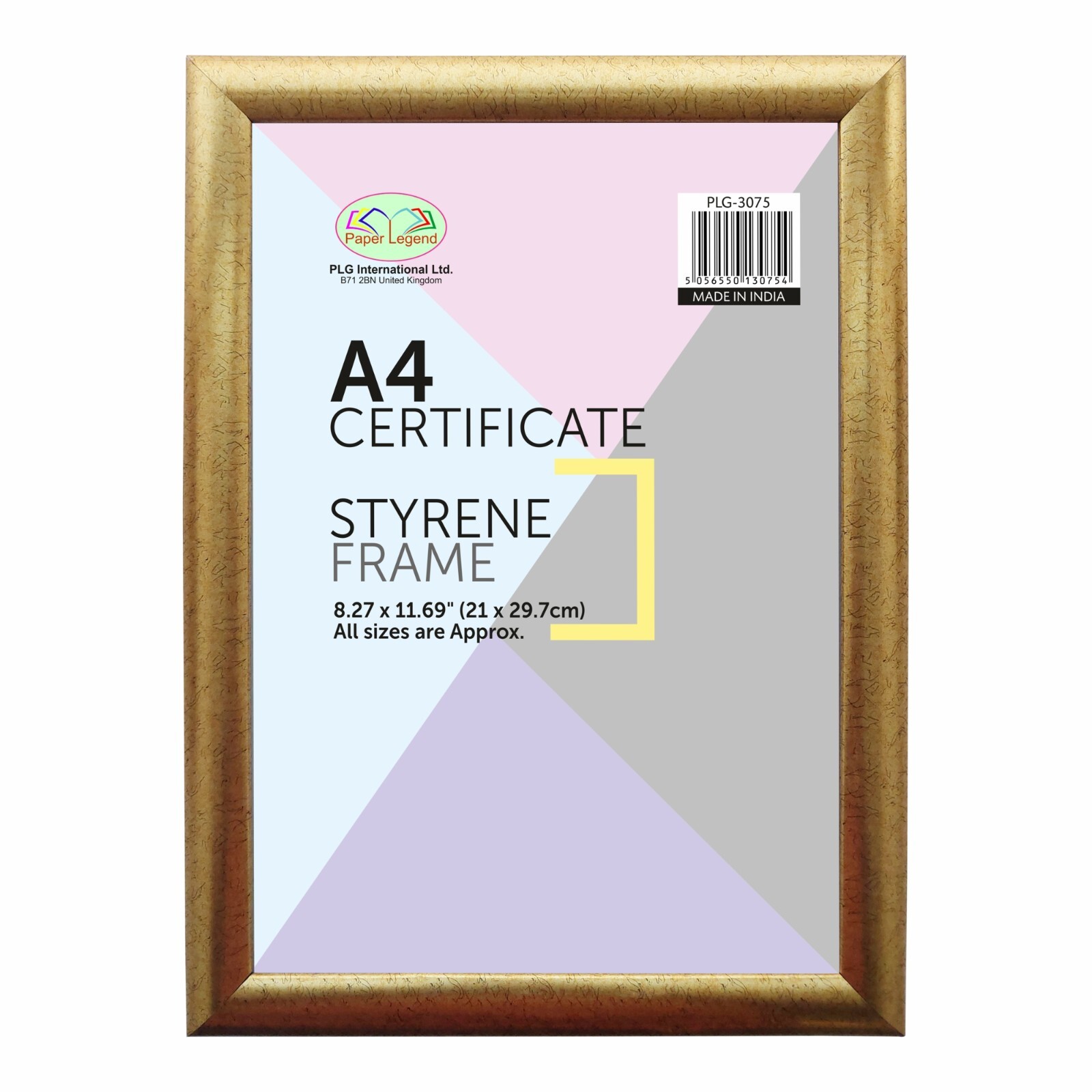 [Set of 3] Photo Picture Frame 4"x6"/5"x7"/A4 Certificate Styrene Wall