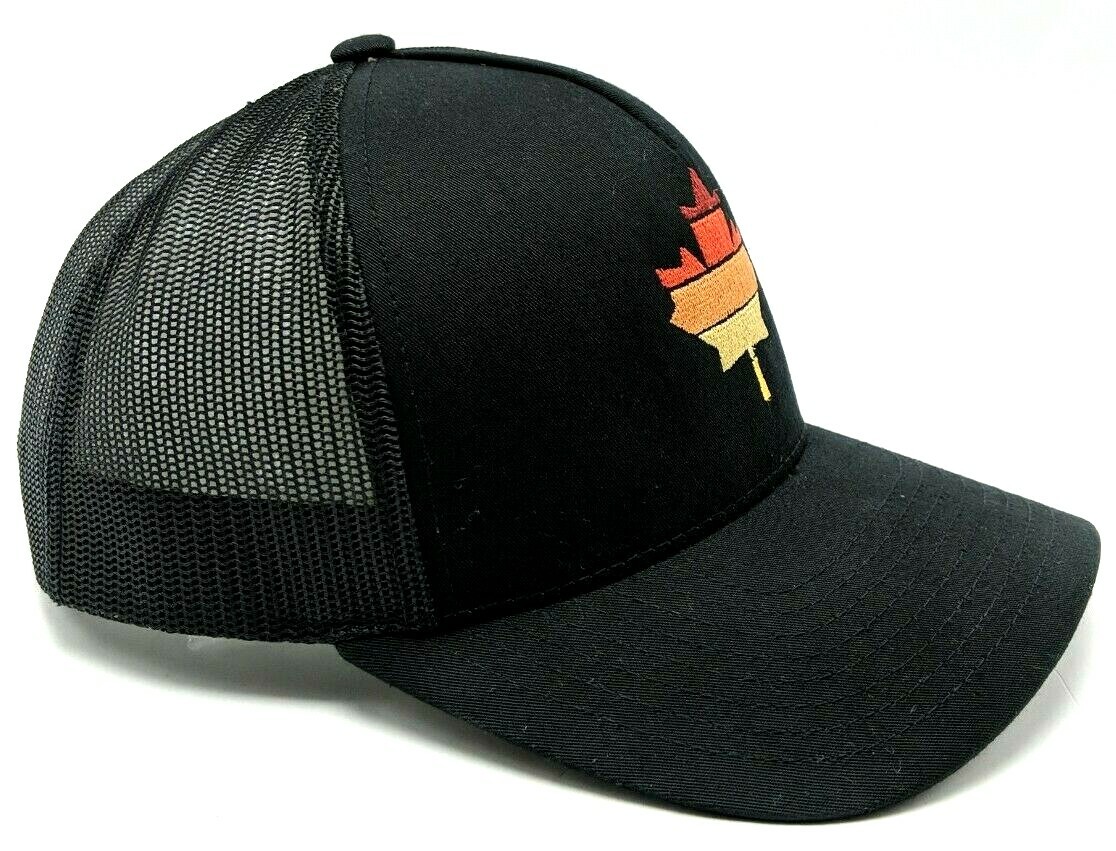 MAPLE LEAF hat black adjustable snapback cap flag… - image 3