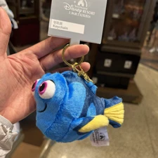Authentic 2025 Shanghai Disney Finding Nemo Dory Plush Doll Keychains