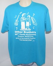 VTG 80s Hanes Other Brothers 99er Restaraunt Kolache Festival OK T Shirt Mens XL