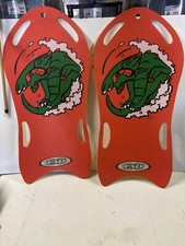 2 ESP dragon Snow Carpet Board DRAGON Logo Vtg 2000s Hard Foam Bottom Red 40  
