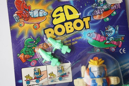 FIGURA ESPACIAL MUY RARA DE COLECCIÓN DE LOS 90 SD ROBOT PULL BACK ¡NUEVA SELLADA! - Imagen 2 de 7