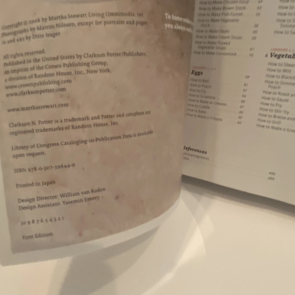 Martha Stewart's Cooking School Cookbook & 2002 Annual Recipes Hardcover Books - Image 3 of 4