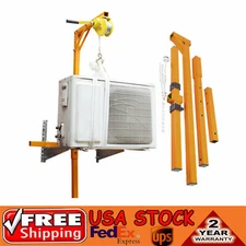 Steel Air Conditioner External Unit Installation Tool Kit w/ Hanger & 10m Ropes