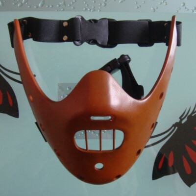 Silence of the Lambs Hannibal Lecter Resin Mask Halloween Cosplay Props ...