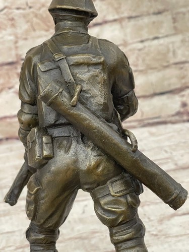 Collectible Army Soldier SculptureMilo's Signed Artwork, Courageous Artwork - Picture 9 of 10