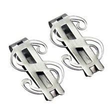 2 clips de billetera de acero inoxidable para billetera de dinero clips para billetes soporte de crédito
