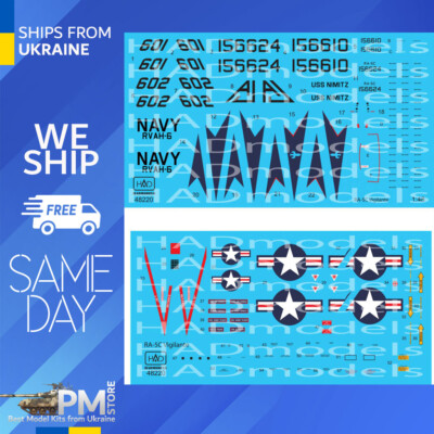 HAD models 48220 1/48 Decal for RA-5C Vigilante USS NIMITZ