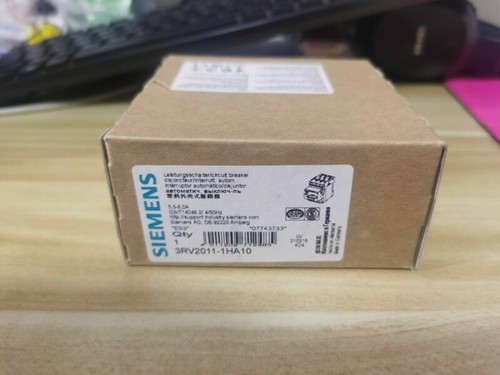 Disjoncteur Siemens 3RV2011-1HA10 - Neuf Dans Sa Boîte D'origine - Pour La Protection Des Circuits Moteurs - Icinventory