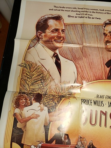 Sunset 1988 Original Kino Poster 27x40 S.S. Bruce Willis (59f) - Bild 2 von 24