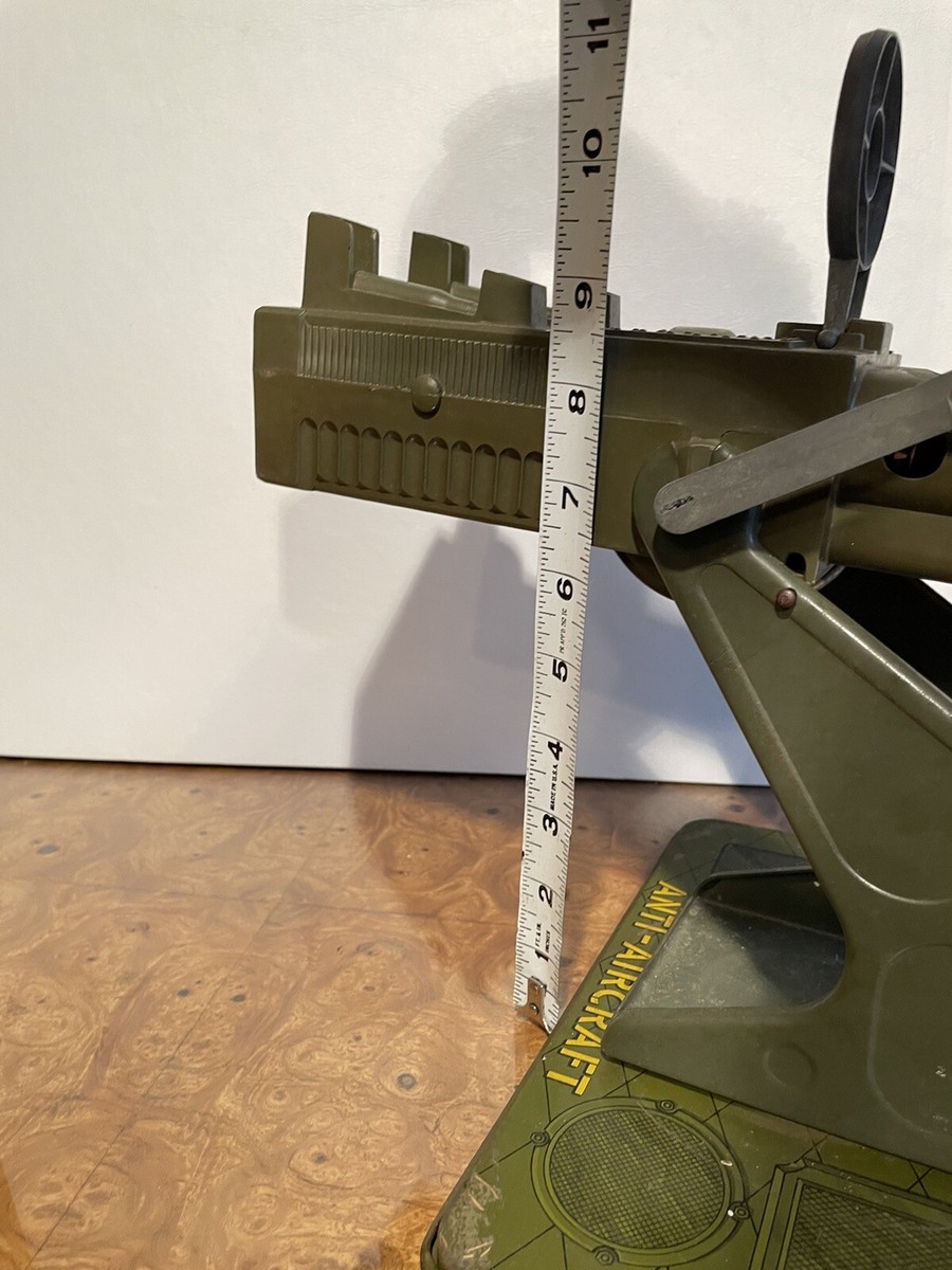 Vintage 1950's Marx US Army Anti-Aircraft Metal Moving