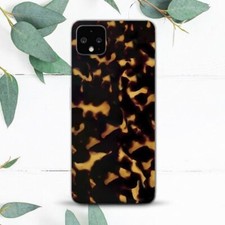 Aesthetic Tortoise Shell Dark Case For Google Pixel 2 3 3a 4 4a 5 6 7 8 XL