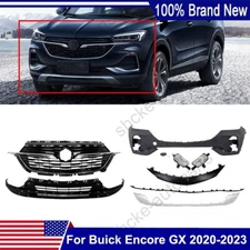 Front Bumper Cover Grille Assembly Kit For Buick Encore GX 2020 2021 2022 2023