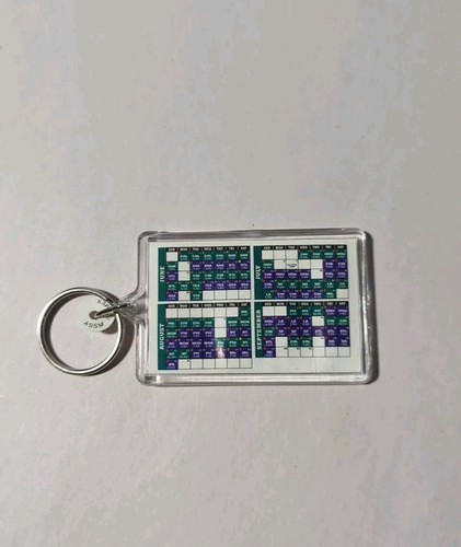 VINTAGE ARIZONA DIAMONDBACKS 1999 SCHEDULE KEYCHAIN SGA 1999 KTAR - NEW - Picture 2 of 3