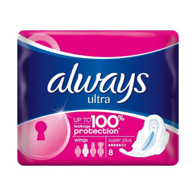 Always Ultra Super Plus mit Flügeln 8er