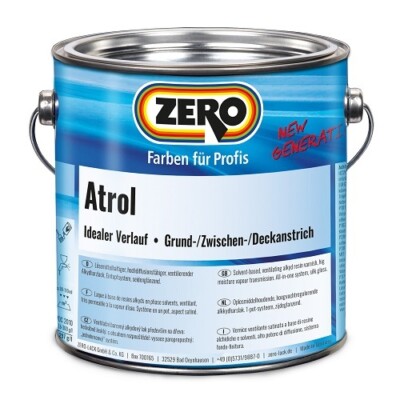 ZERO Atrol Venti-Lack 0,75 Liter RAL Farbtöne Holzlack, Eintopfsystem