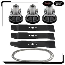 LT1045 1046 For 46" Cub Cadet for MTD Deck Rebuild Kit Blades Spindles Belt
