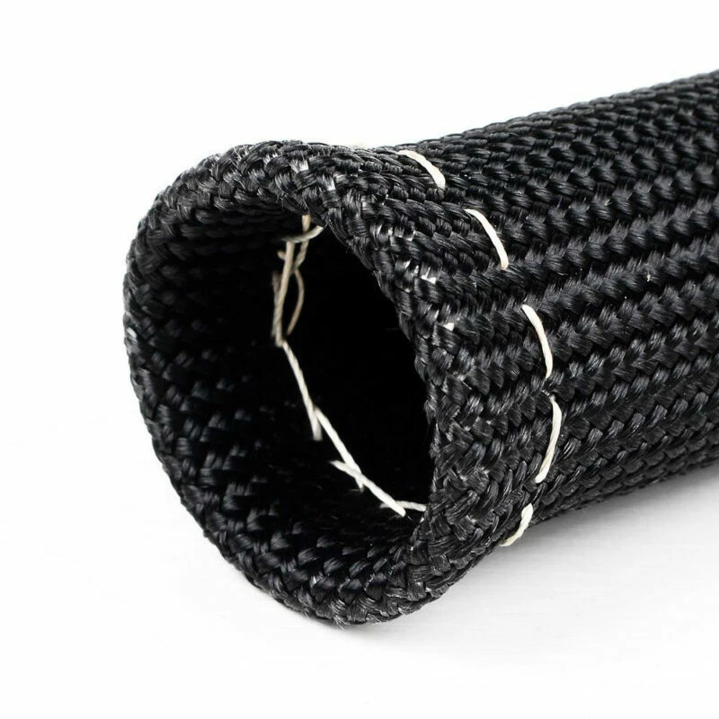 Fundas protectoras de cable de bujía con protector térmico negro 1200° SBC BBC 350 454 Foto 2 de 4