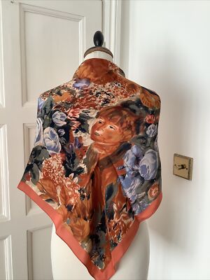 ART OF THE SCARF TIE RACK MADE IN JAPAN REINE SEIDE SCHAL TUCH 