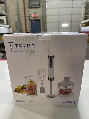 Handheld Blender Set by TSYMO 800W