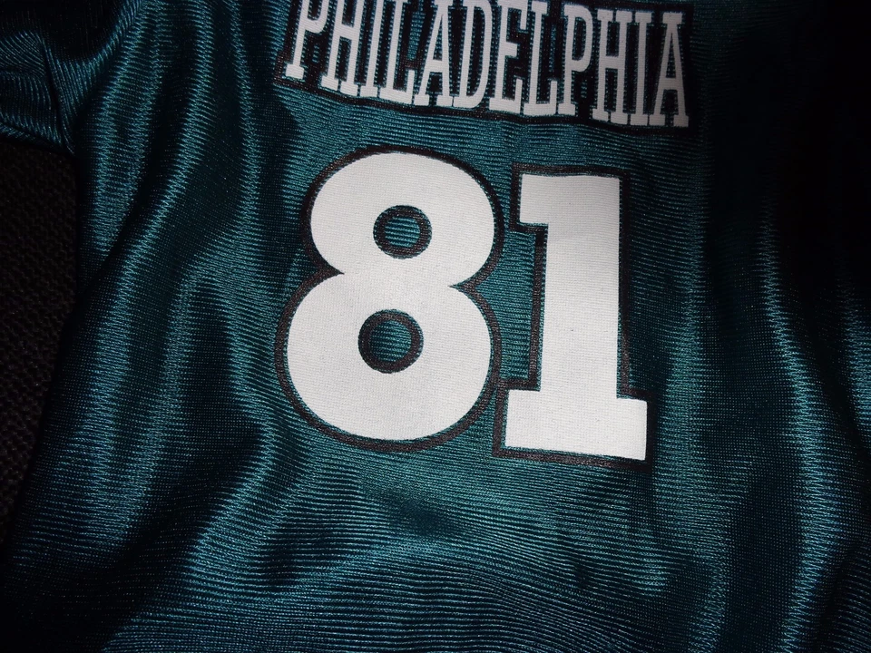 CAMISETA JERSEY VERDE ALL STAR PUPPY DOG PHILADELPHIA #81 X PEQUEÑA EE. UU. Foto 2 de 3