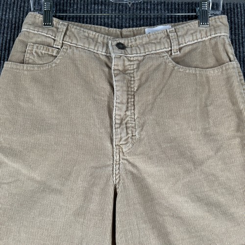 Calvin Klein Pants Youth Girls Size 14 Beige Corduroy Made in the USA 33" Inseam - Picture 2 of 19