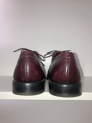 Allen Edmonds LLoyd Burgundy Wingtip Brogue Oxford Dress  display picture 3