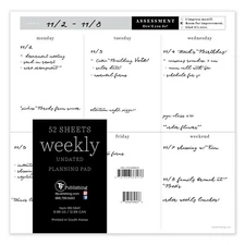 Executive Weekly 7.75 x 7.75 Square Schedule Pad