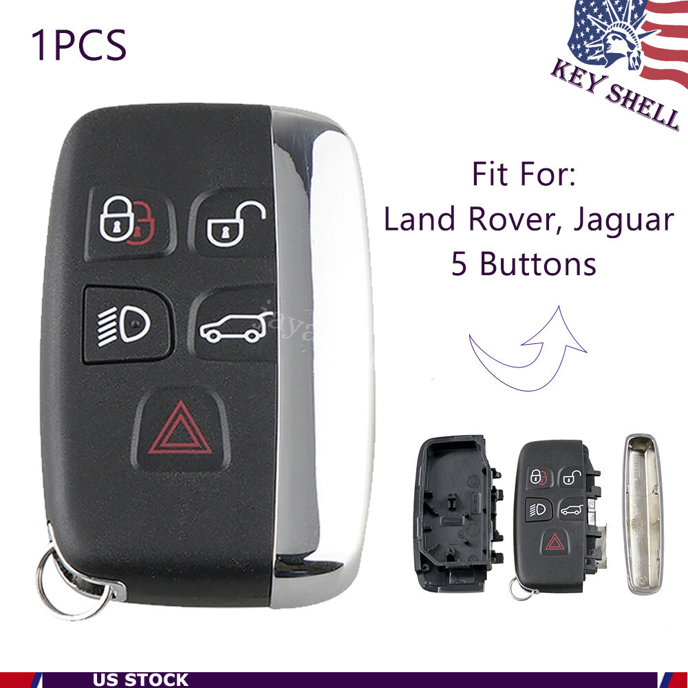 Replacement New Smart Remote Key Shell Case Fob 5 Button for JAGUAR XJ XJL XF