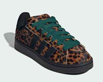 adidas Women's Campus 00s Cheetah Pack - Collegiate Green Size 7.5