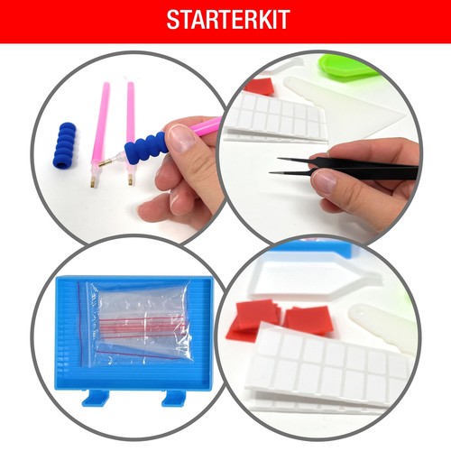 Diamond Painting Kinder Set Sticker ab 5 Jahre Diamant Malerei 5D DIY Aufkleber - Bild 17 von 31