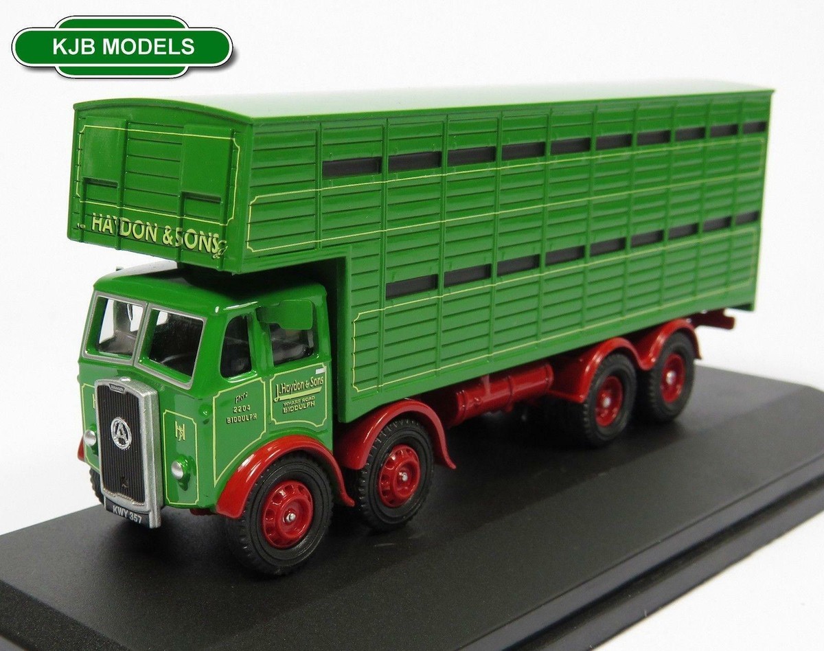 BNIB Oxford Diecast 1:76 OO Gauge Atkinson 8-Wheel Cattle Lorry - J Haydon & Son