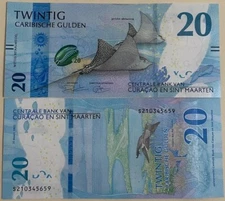 Curacao and Sint Maarten - 20 Gulden 2025 UNC P. 2 Lemberg-Zp
