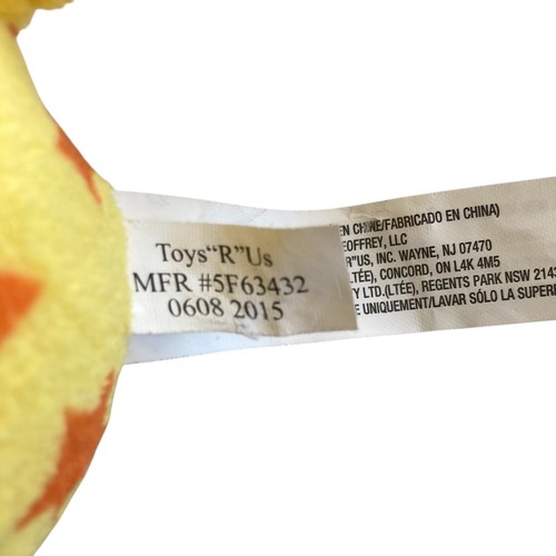 2015 Toys R Us Geoffrey Plush Giraffe 17 Inches Collectible NWT - Picture 8 of 9