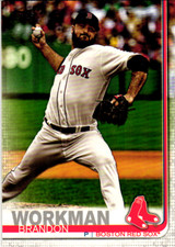 Brandon Workman 2019 Topps Series 2 Baseball MLB Base Card #378 Boston Red Sox