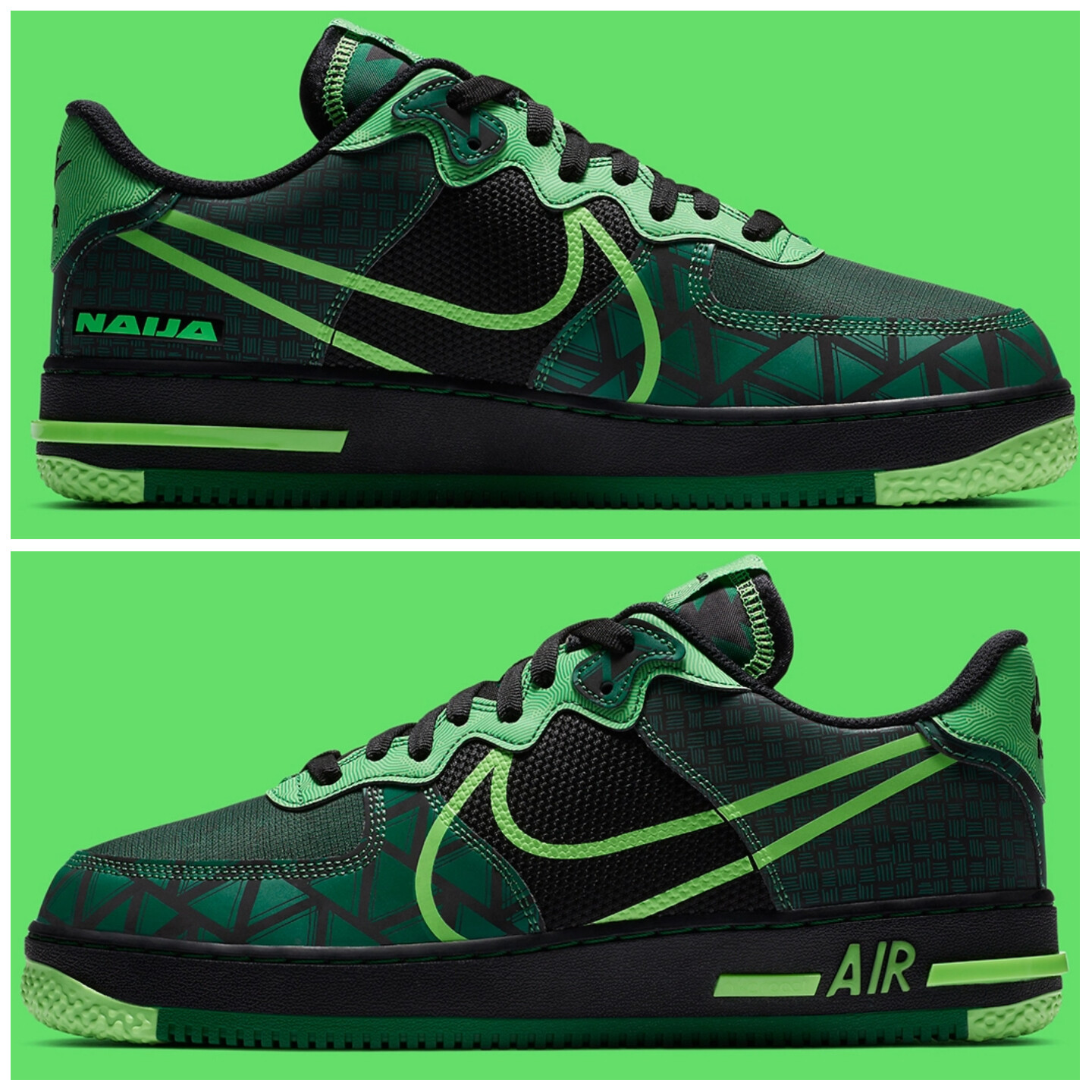 Nike Air Force 1 React Naija Nigeria 