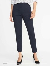 Old Navy High-Waisted Super Skinny Ankle Pants for Women Navy Blue Never Worn