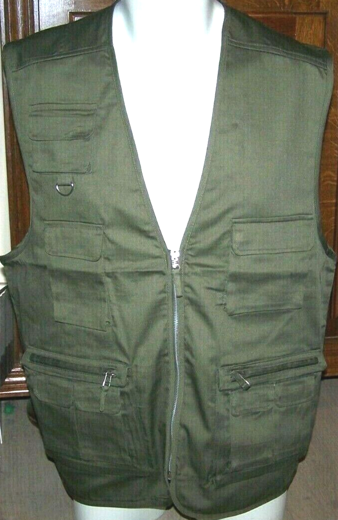 Gilet De Chasse/pêche Impacto Gift Kaki – Taille M Neuf Avec étiquettes