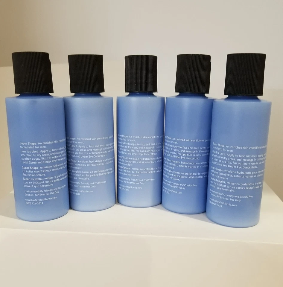 5 × JOURNEYMAN Super Shape FPS 15 por BAXTER de California 2 fl oz (60 ml) cada uno Foto 2 de 4