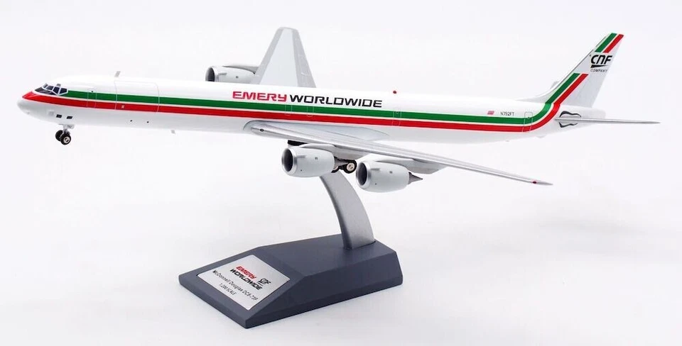 Modelo a bordo IF873EB1222 Emery Worldwide Douglas DC-8-73F N792FT fundido a presión 1/200 Foto 2 de 4
