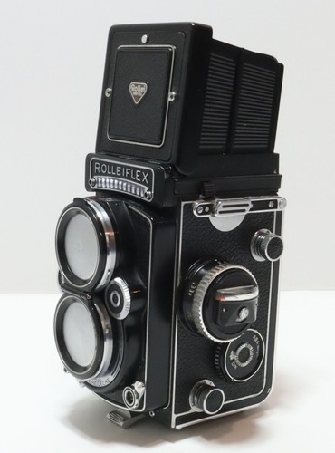 Lente doble Rolleiflex 2.8F 80 mm Zeiss Planar f2.8 con medidor de luz cámara fotográfica TLR - Imagen 15 de 24