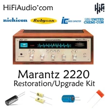 Marantz 2220 receiver rebuild restoration recap upgrade capacitor kit repair